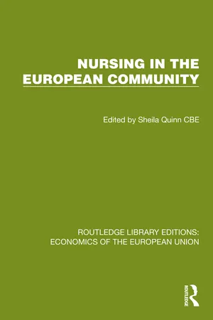 Nursing in the European Community