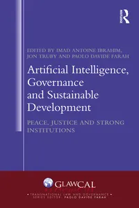 Artificial Intelligence, Governance and Sustainable Development_cover