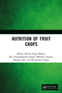 Nutrition of Fruit Crops