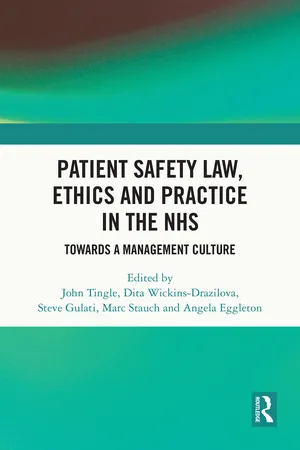 Patient Safety Law, Ethics and Practice in the NHS