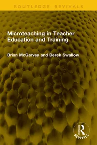 Microteaching in Teacher Education and Training_cover