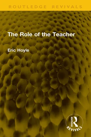 The Role of the Teacher