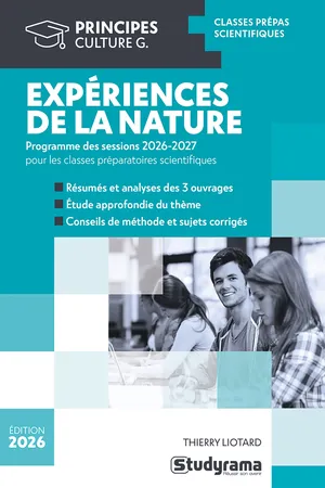 Expériences de la nature : classes préparatoires scientifiques - Édition 2026-2027