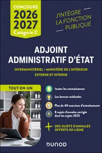 Concours Adjoint administratif d'Etat - 2026-2027 - Externe et interne_cover