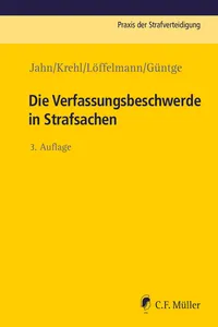 Die Verfassungsbeschwerde in Strafsachen