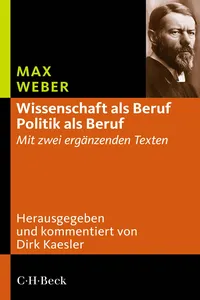 Wissenschaft als Beruf - Politik als Beruf_cover