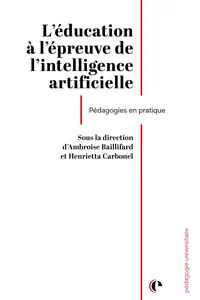 L'éducation à l'épreuve de l'intelligence artificielle_cover