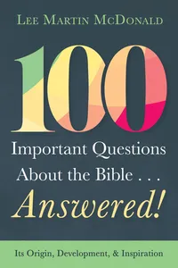 100 Important Questions About the Bible . . . Answered!_cover