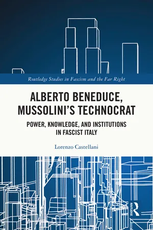 Alberto Beneduce, Mussolini’s Technocrat