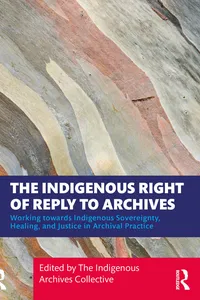The Indigenous Right of Reply to Archives_cover