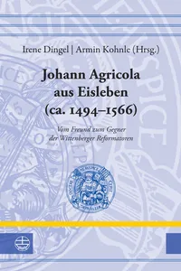 Johann Agricola aus Eisleben_cover
