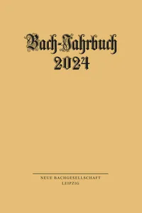 Bach-Jahrbuch 2024_cover