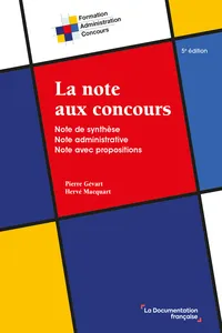 La note aux concours_cover