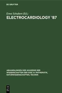 Electrocardiology ’87_cover
