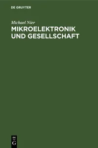 Mikroelektronik und Gesellschaft
