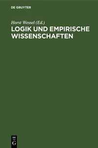 Logik und empirische Wissenschaften_cover