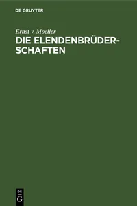 Die Elendenbrüderschaften_cover