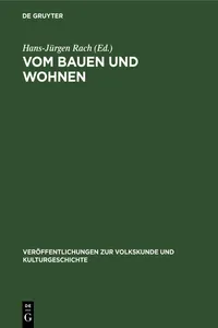 Vom Bauen und Wohnen_cover