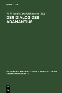 Der Dialog des Adamantius_cover