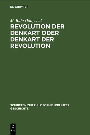 Revolution der Denkart oder Denkart der Revolution