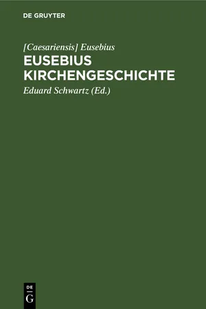 Eusebius Kirchengeschichte