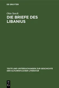 Die Briefe des Libanius_cover