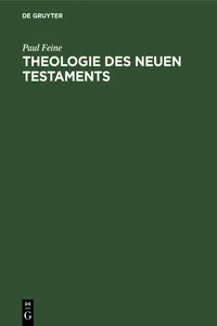 Theologie des Neuen Testaments