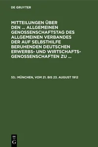 München, vom 21. bis 23. August 1912_cover