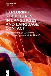 Exploring Structures in Languages and Language Contact_cover