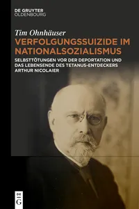 Verfolgungssuizide im Nationalsozialismus_cover