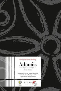 Adonáis: una elegía a la muerte de John Keats_cover