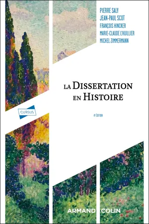 La dissertation en histoire - 4e éd.