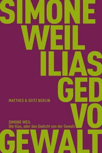 Die Ilias, oder das Gedicht von der Gewalt_cover