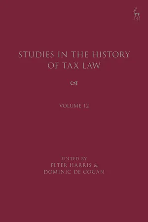 Studies in the History of Tax Law, Volume 12