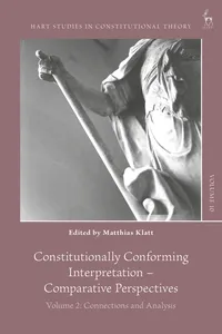 Constitutionally Conforming Interpretation – Comparative Perspectives_cover