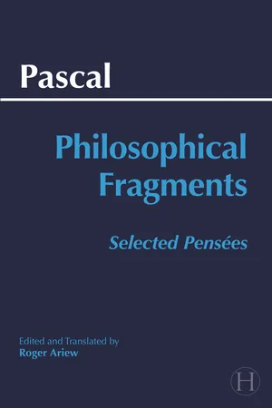 Pascal: Philosophical Fragments