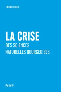 La crise des sciences naturelles bourgeoises_cover