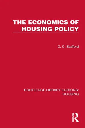 The Economics of Housing Policy