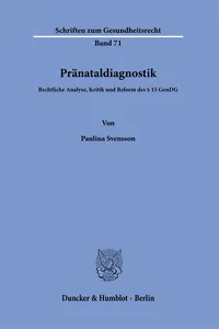 Pränataldiagnostik.