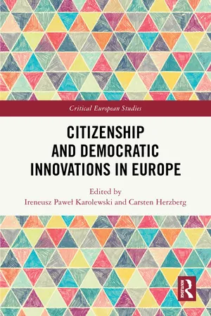 Citizenship and Democratic Innovations in Europe