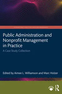 Public Administration and Nonprofit Management in Practice_cover