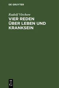 Vier Reden über Leben und Kranksein_cover
