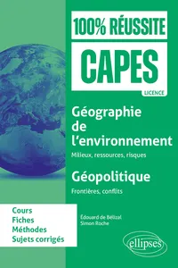 100% CAPES-Géo. environnement_cover