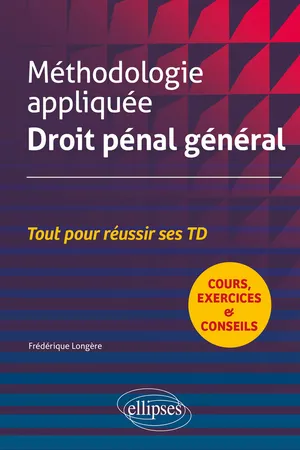 Méthodo appliquée Droit pénal