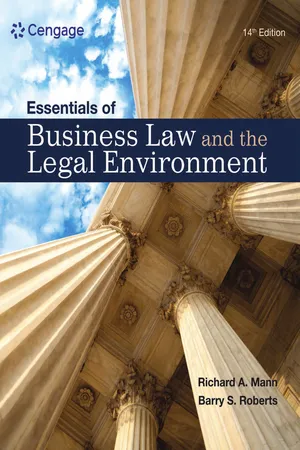 Essentials of Business Law and the Legal Environment