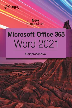 New Perspectives Collection, Microsoft® 365® & Word® 2021 Comprehensive