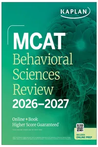 MCAT Behavioral Sciences Review 2026-2027_cover