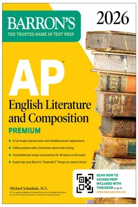 AP English Literature and Composition Premium, 2026: Prep Book with 8 Practice Tests + Online Practice_cover