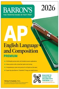 AP English Language and Composition Premium, 2026: Prep Book with 8 Practice Tests + Online Practice_cover