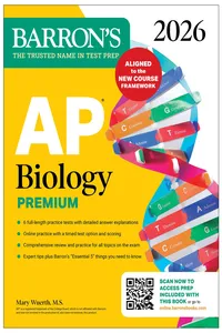 AP Biology Premium, 2026: Prep Book with 6 Practice Tests + Comprehensive Review + Online Practice